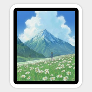 Serene - Landscape Sticker